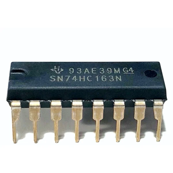 74163 IC Presettable synchronous 4-bit binary counter
