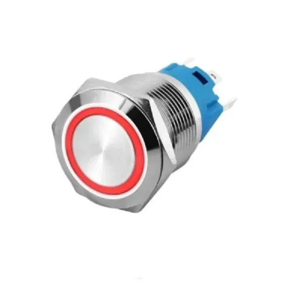 Waterproof Metal Push Button Switch with Led Light 16MM 3-6V